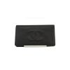 Chanel   wallet  in black grained leather - 360 thumbnail