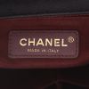 Chanel  Top Handle handbag  in black quilted grained leather - Detail D2 thumbnail