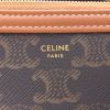 Sac bandoulière Celine   en toile Triomphe marron et cuir marron - Detail D2 thumbnail