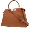 Borsa Fendi  Peekaboo ISeeU in pelle marrone - 00pp thumbnail