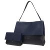 Bolso de mano Celine  All Soft en cuero azul y Veau velours azul - 00pp thumbnail