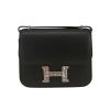 Hermès  Constance handbag  in black Swift leather - 360 thumbnail