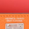 Hermès  Kelly 20 cm shoulder bag  in orange Mysore leather - Detail D2 thumbnail