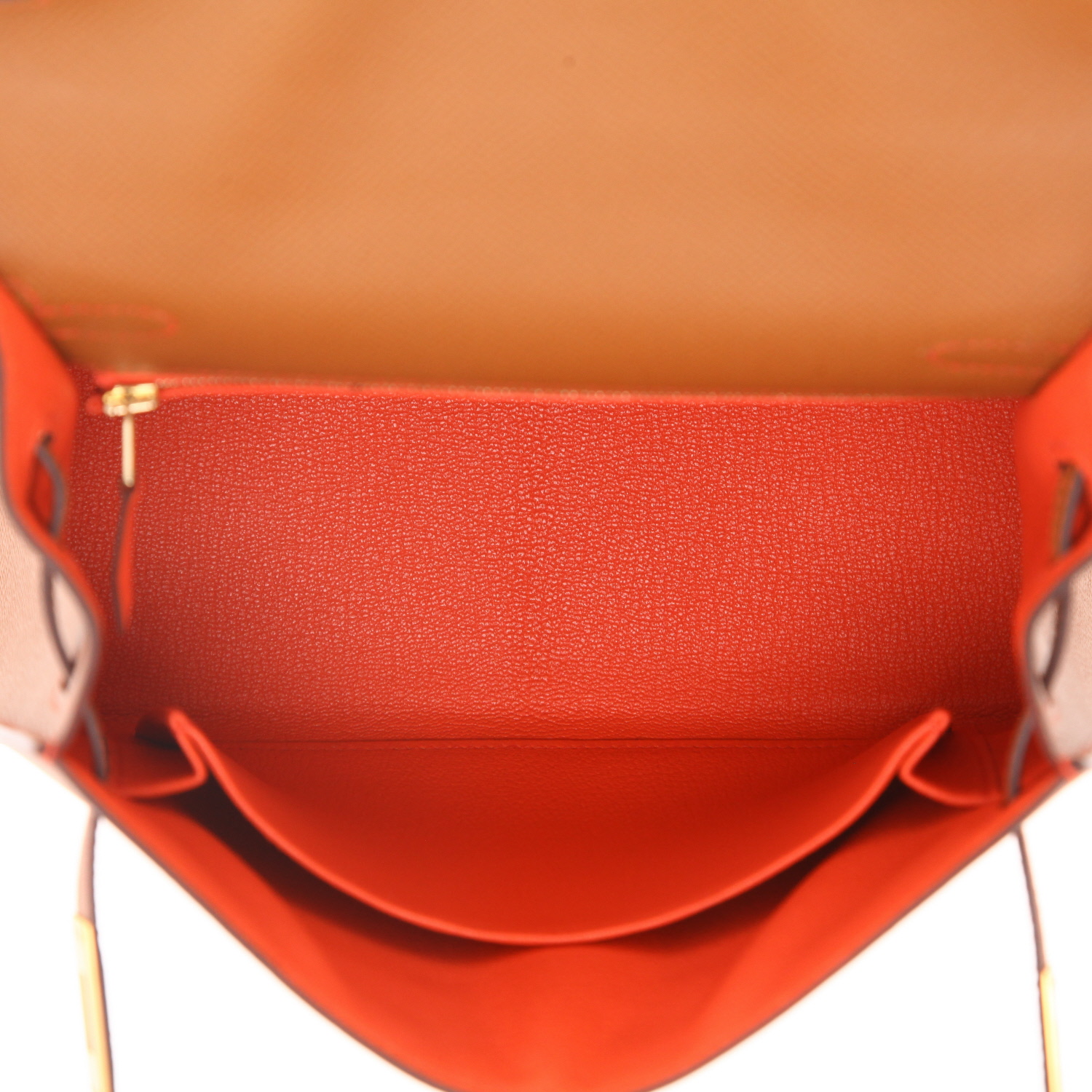 Borsa Hermès  Kelly 25 cm in pelle Epsom gold - Detail D3