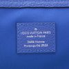 Louis Vuitton  Keepall Editions Limitées Spray weekend bag  in green and blue empreinte monogram leather - Detail D2 thumbnail