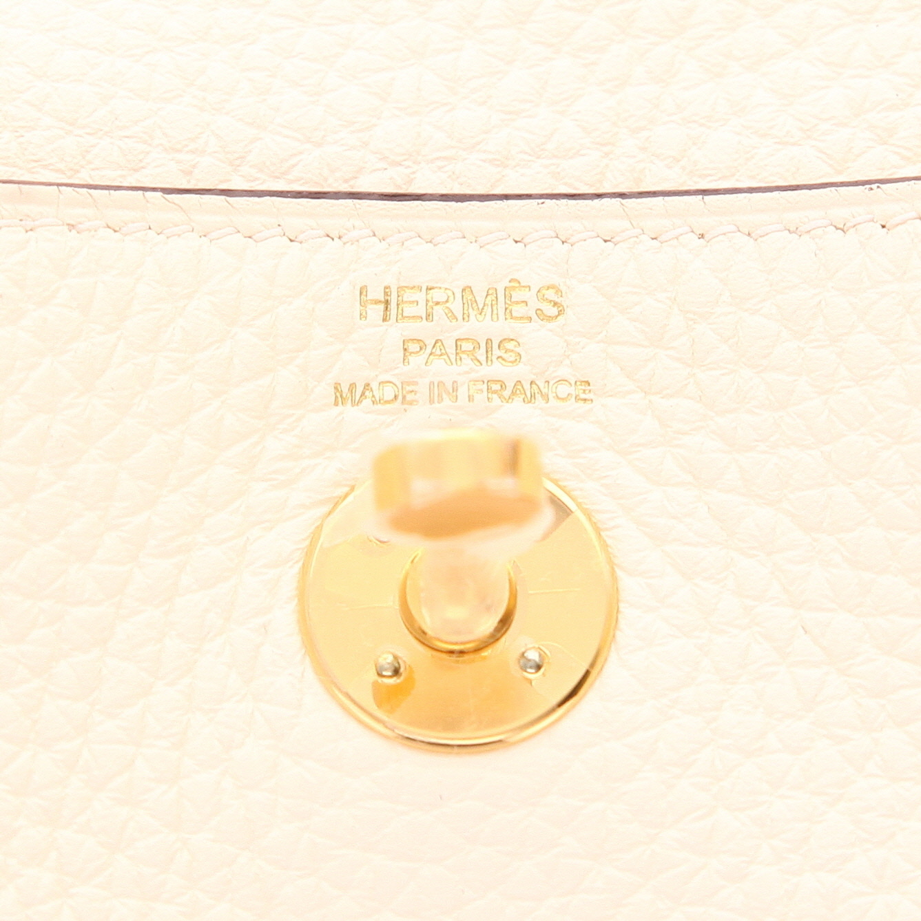 Sac à main Hermès  Lindy mini  en cuir togo Nata - Detail D2
