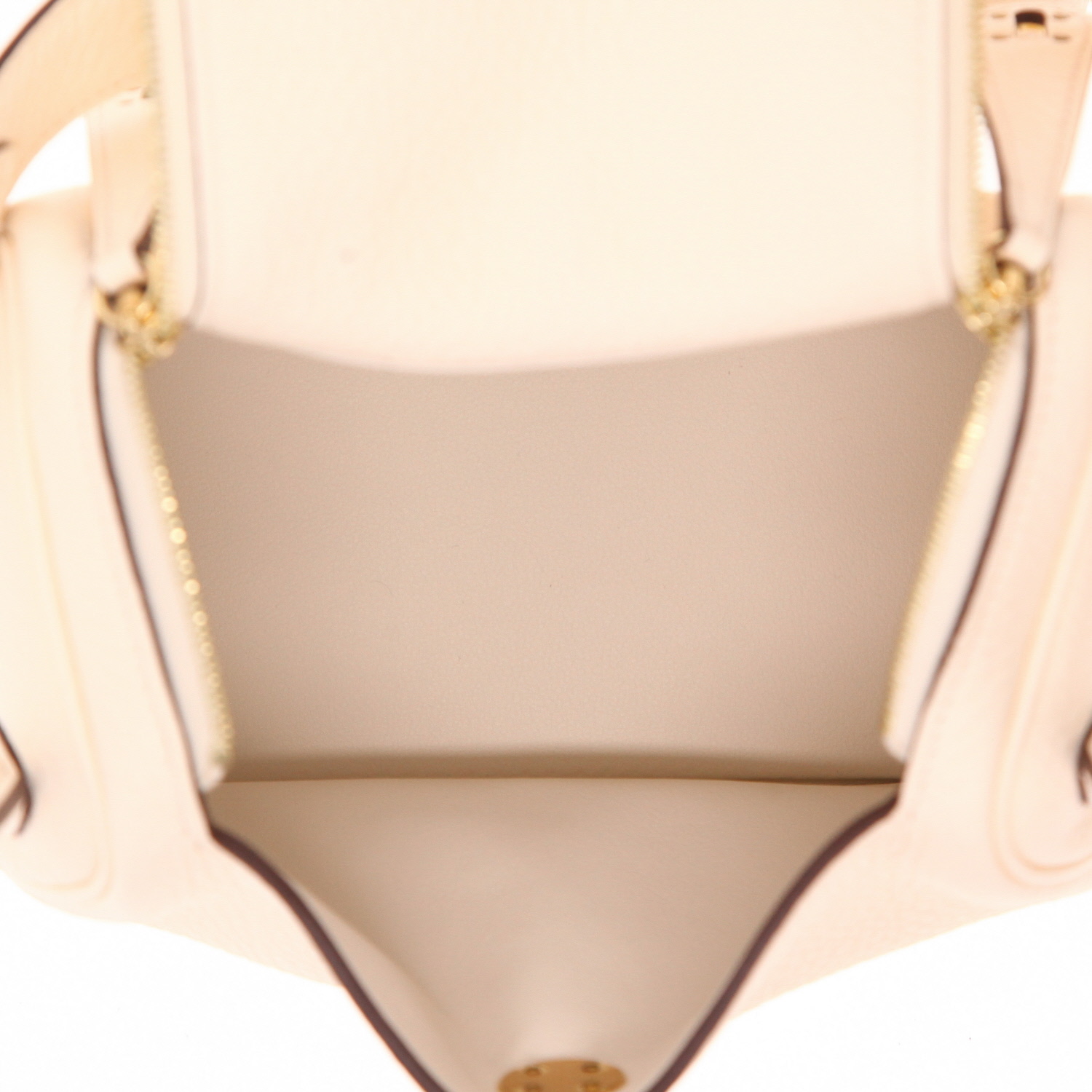 Sac à main Hermès  Lindy mini  en cuir togo Nata - Detail D3