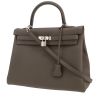 Bolso de mano Hermès  Kelly 35 cm en cuero togo gris - 00pp thumbnail