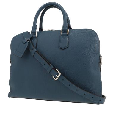 Borsa portadocumenti Louis Vuitton   in pelle blu