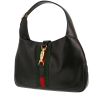 Bolso de mano Gucci  Jackie en cuero negro y lona bicolor - 00pp thumbnail