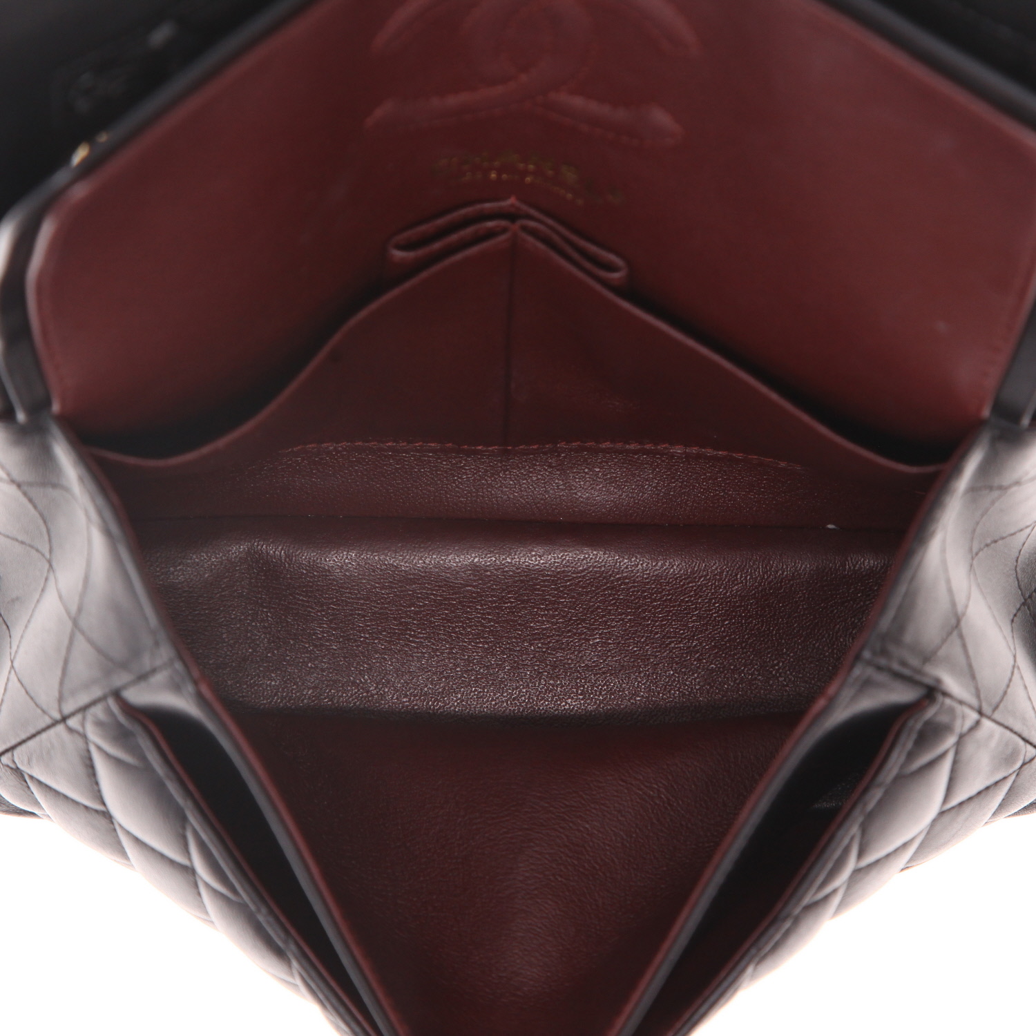 Sac à main Chanel  Timeless Petit en cuir matelassé noir - Detail D3