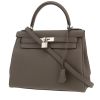 Hermès  Kelly 28 cm handbag  in grey togo leather - 00pp thumbnail