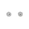 Paire de boucles d'oreilles Dior Rose Dior Bagatelle en or blanc et diamants - 00pp thumbnail