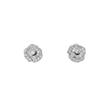 Pendientes Dior Rose Dior Bagatelle de oro blanco y diamantes