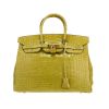 Bolso de mano Hermès  Birkin 35 cm en aligátor verde anís - 360 thumbnail