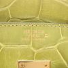 Hermès  Birkin 35 cm handbag  in anise green alligator - Detail D2 thumbnail