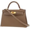 Borsa Hermès  Kelly 20 cm in pelle Epsom etoupe - 00pp thumbnail