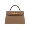 Borsa Hermès  Kelly 20 cm in pelle Epsom etoupe - 360 thumbnail