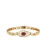 Bracelet Van Cleef & Arpels  en or jaune, diamants et rubis - 360 thumbnail