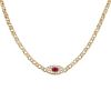 Collier Van Cleef & Arpels en or jaune, diamants et rubis - 00pp thumbnail