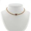 Collier Van Cleef & Arpels en or jaune, diamants et rubis - 360 thumbnail