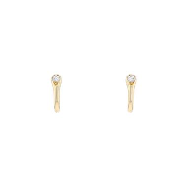 Pendientes Cartier  de oro amarillo y diamantes