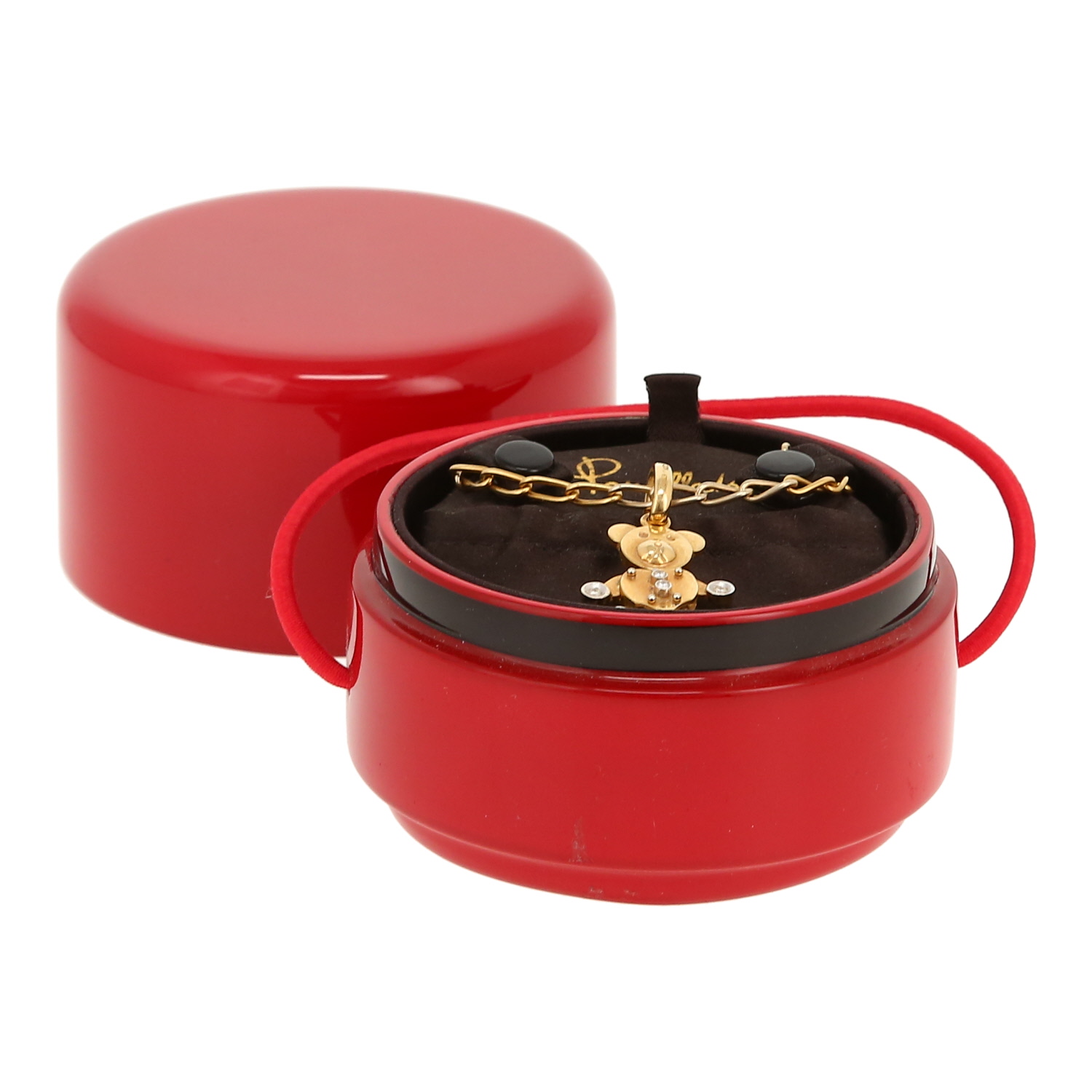 Ciondolo Pomellato Orsetto in oro giallo e diamanti - Detail D2