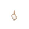 Pomellato Ritratto small model pendant in pink gold, quartz and diamonds - 360 thumbnail