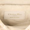 Dior  Saddle mini  handbag  in beige canvas  and white leather - Detail D2 thumbnail