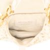 Bolso de mano Dior  Saddle mini  en lona beige y cuero blanco - Detail D3 thumbnail