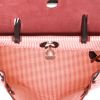 Borsa Hermès  Herbag Quadrille in tela rossa e color crema e pelle bordeaux - Detail D3 thumbnail
