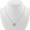 Collar Van Cleef & Arpels Deux Papillons de oro blanco y diamantes - 360 thumbnail