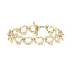 Bracciale Tiffany & Co Open Heart in oro giallo - 00pp thumbnail