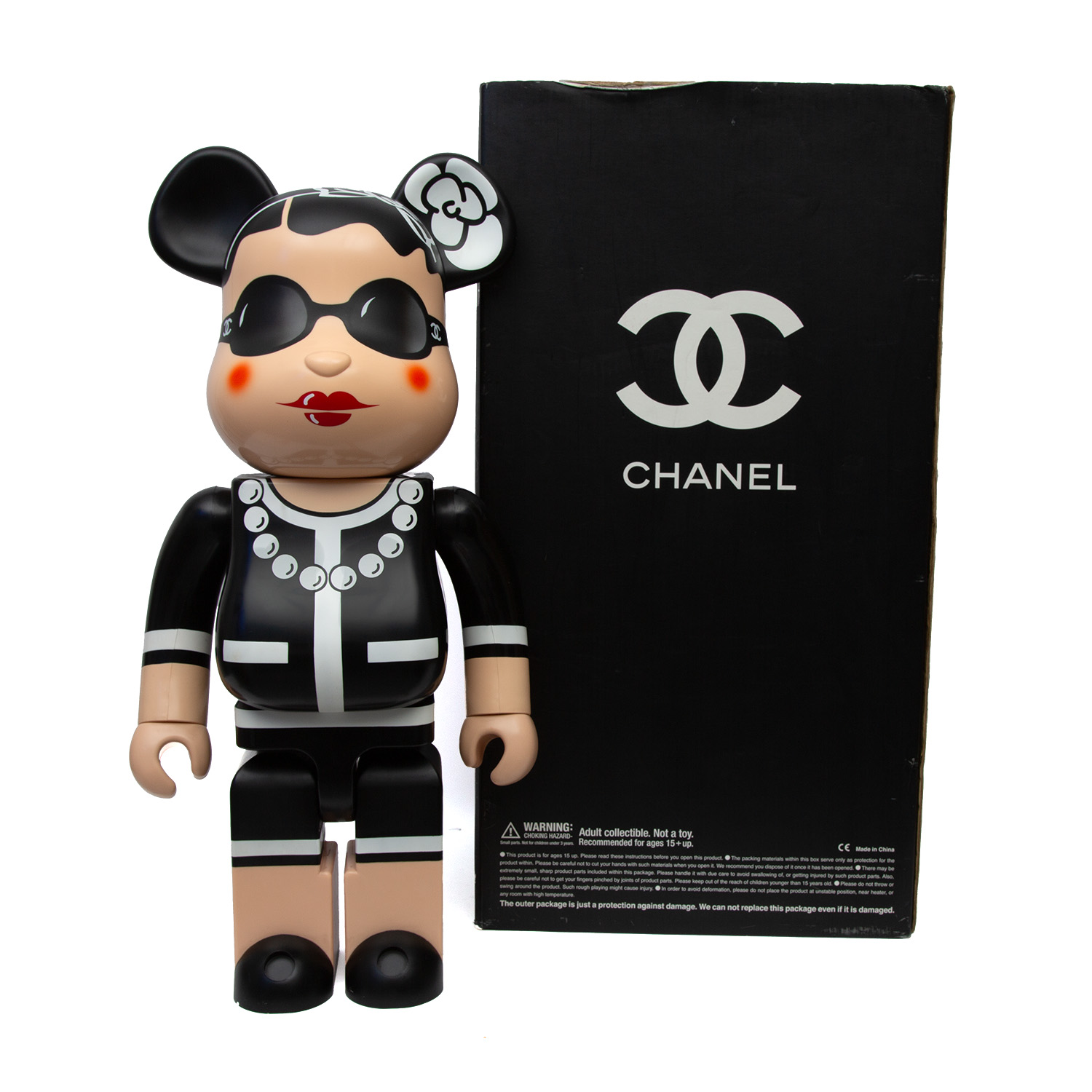 CHANEL x MEDICOM (Edition limitée), Be@rbrick 1000% - Coco Chanel - 2006 - Detail D5