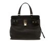 Valentino Garavani  JoyLock handbag  in black grained leather - 360 thumbnail