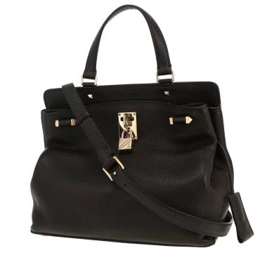 Sac à main Valentino Garavani  JoyLock en cuir grainé noir