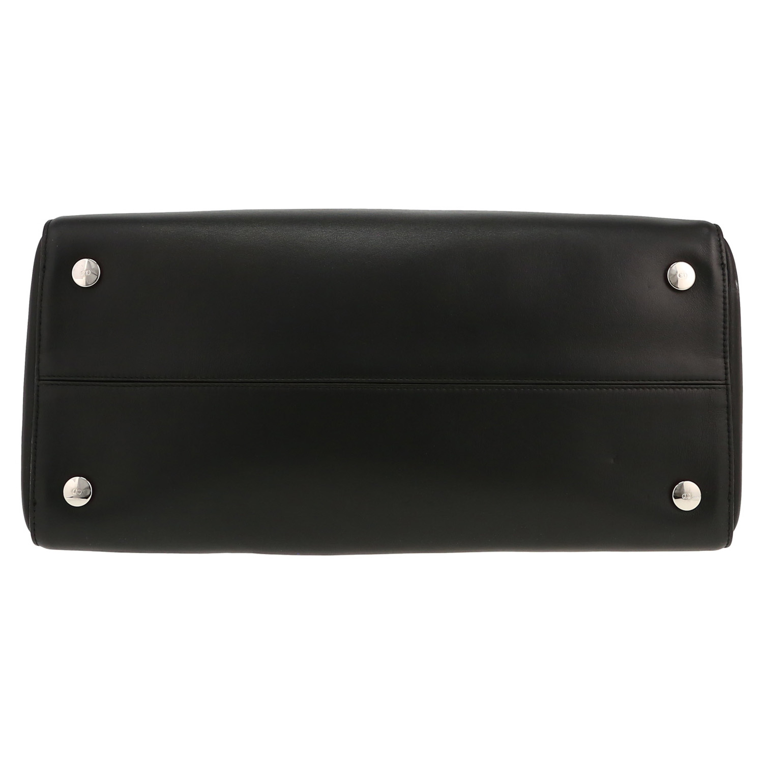 Dior  Dior Addict cabas shopping bag  in black and pink leather - Detail D1