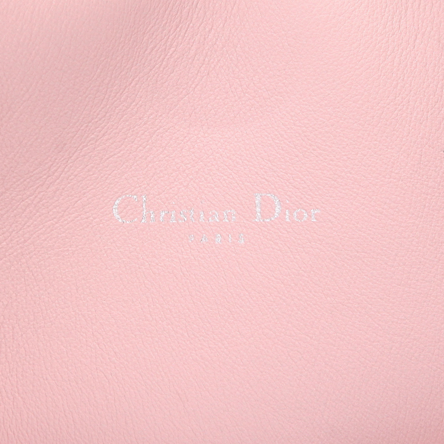 Sac cabas Dior  Dior Addict cabas en cuir noir et rose - Detail D2