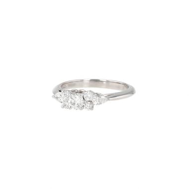 Sortija Tiffany & Co Seven Stone de platino y diamantes