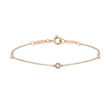 Bracciale Tiffany Co Diamonds By The Yard in oro rosa e diamanti