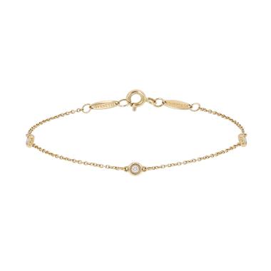 Brazalete Tiffany & Co Diamonds By The Yard de oro amarillo y diamantes