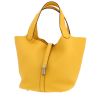 Bolso de mano Hermès  Picotin en cuero togo amarillo - 00pp thumbnail