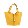 Sac à main Hermès  Picotin en cuir togo jaune - 360 thumbnail