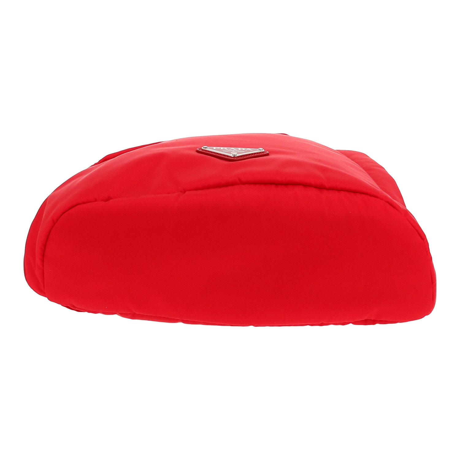 Prada   handbag  in red canvas - Detail D1