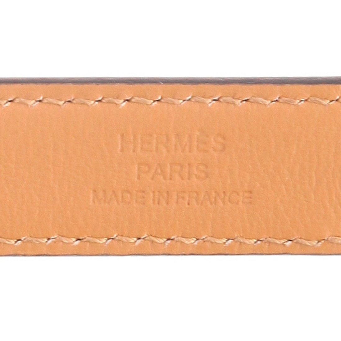 Hermès  Kelly - Belt belt  in etoupe epsom leather - Detail D1