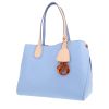 Dior  Dioraddict shopping bag  in light blue and powder pink leather - 00pp thumbnail