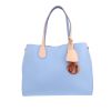 Sac cabas Dior  Dioraddict en cuir bleu-ciel et rose-poudre - 360 thumbnail