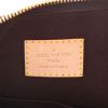 Bolso de mano Louis Vuitton  Alma modelo pequeño  en charol Monogram color berenjena - Detail D2 thumbnail