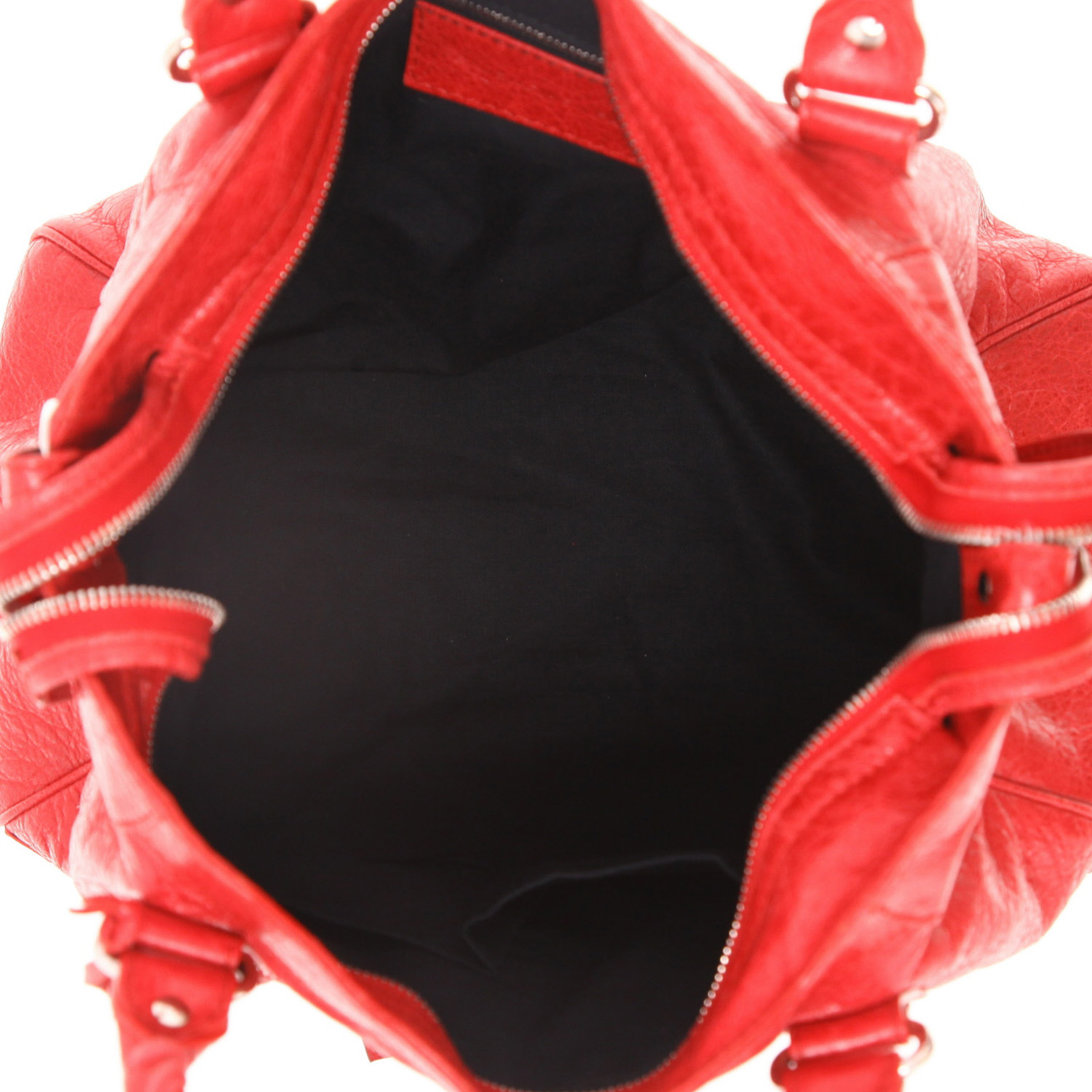 Borsa Balenciaga  City in pelle rossa - Detail D3