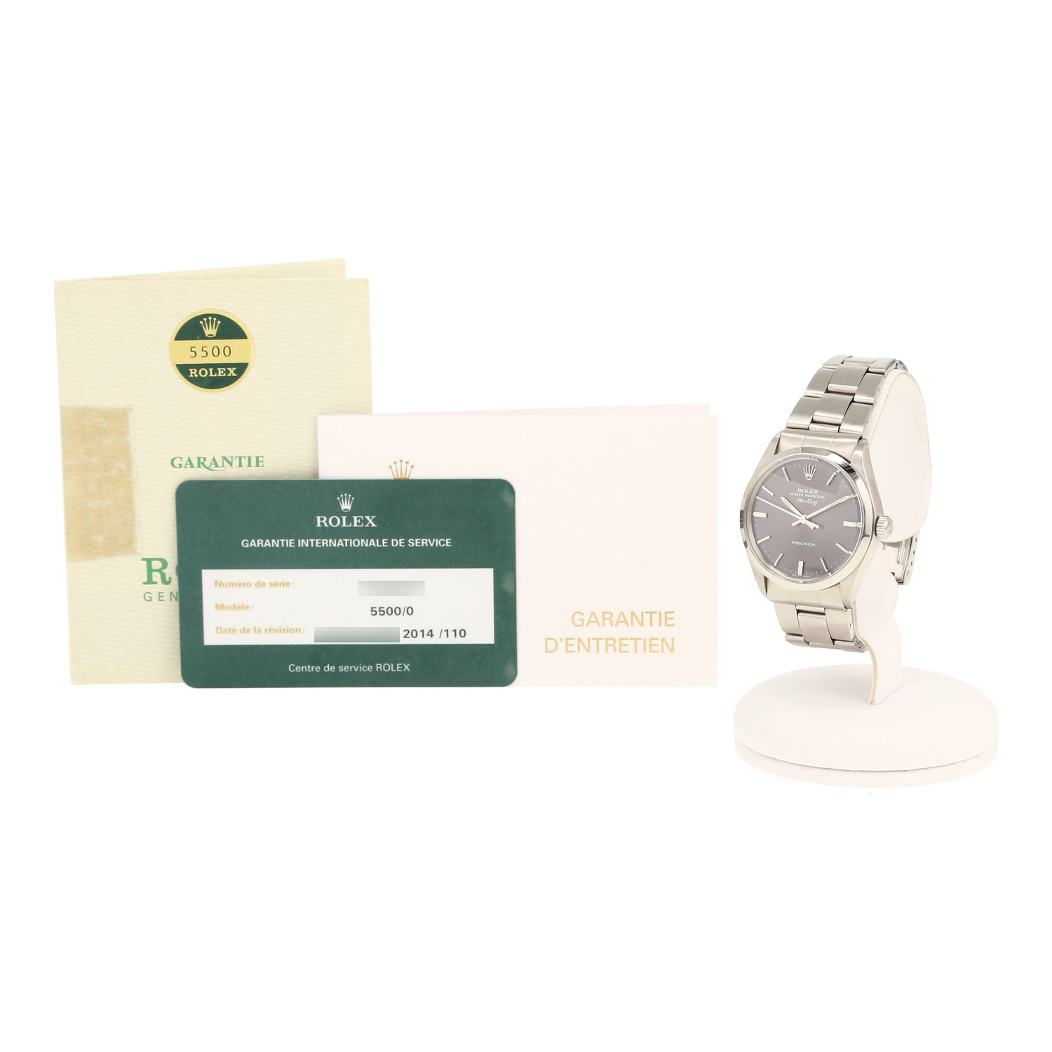 Montre Rolex Air King en acier Ref: Rolex - 5500  Vers 1972 - Detail D2